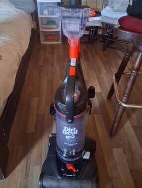 Upright Vacuum Cleaner in Red and Black - Multi-Surface Cleaning